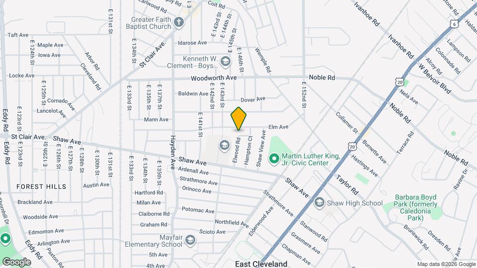 14408 Elm Ave Map and Location Details