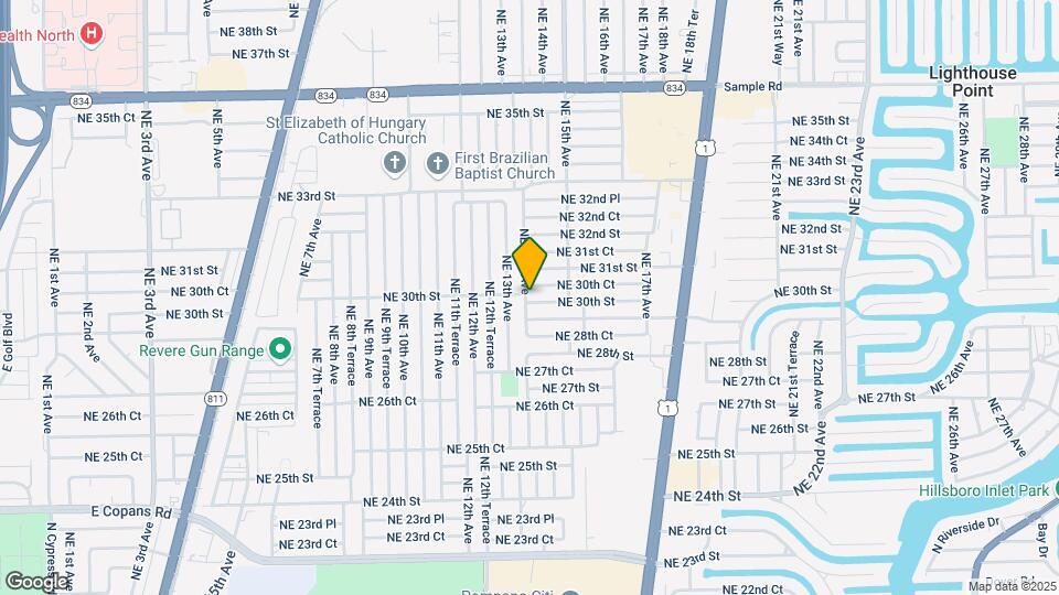 1411 NE 30th St Map and Location Details