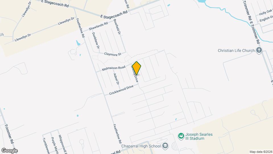 9608 Shimla Drive Map and Location Details