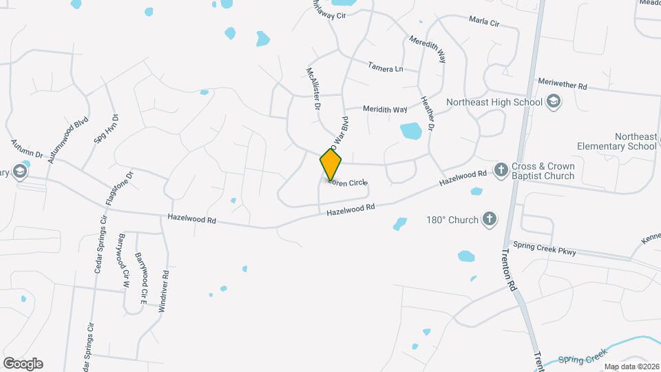 1339 Loren Circle Mapa y Detalles de la Ubicación