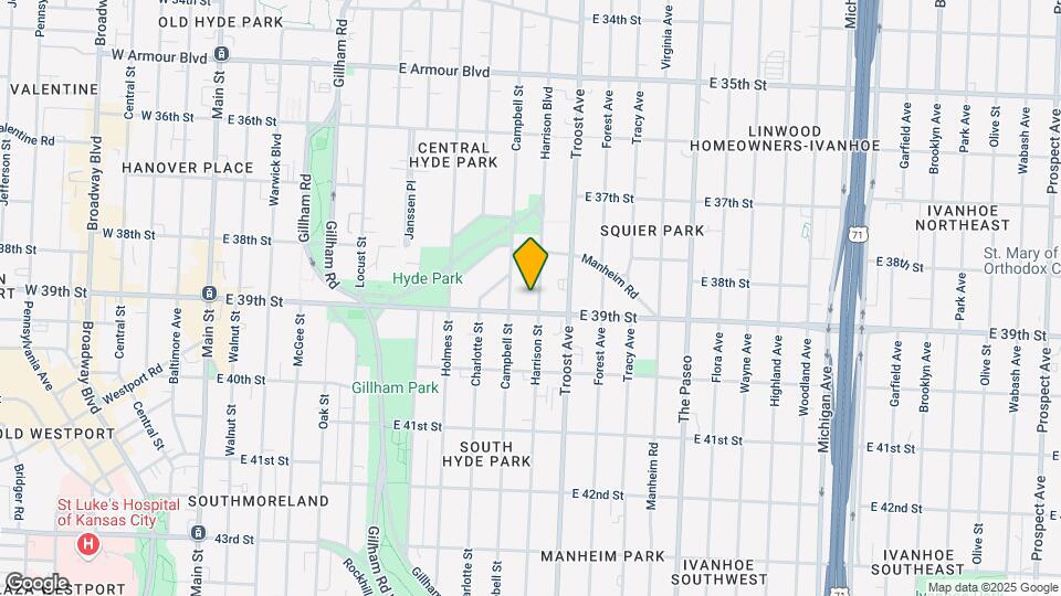 3838 Harrison Blvd Map and Location Details