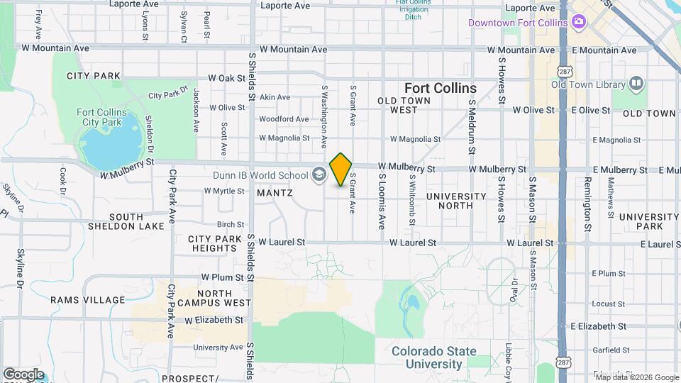 812 W Myrtle St Map and Location Details