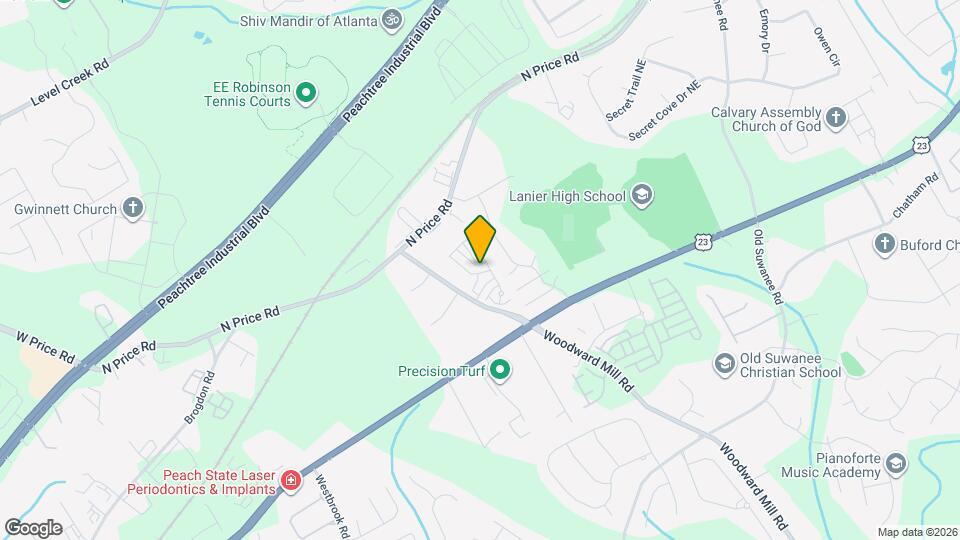 711 Cordele Ln Map and Location Details