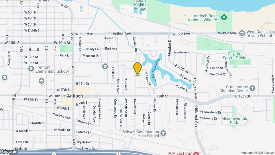 1613-1617 Cavallo Rd Map and Location Details