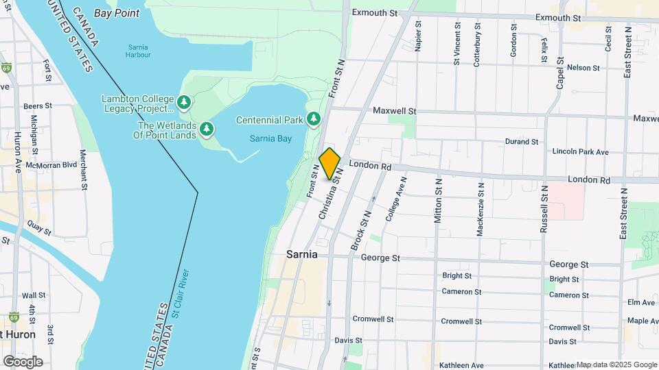 329 Christina St N Map and Location Details