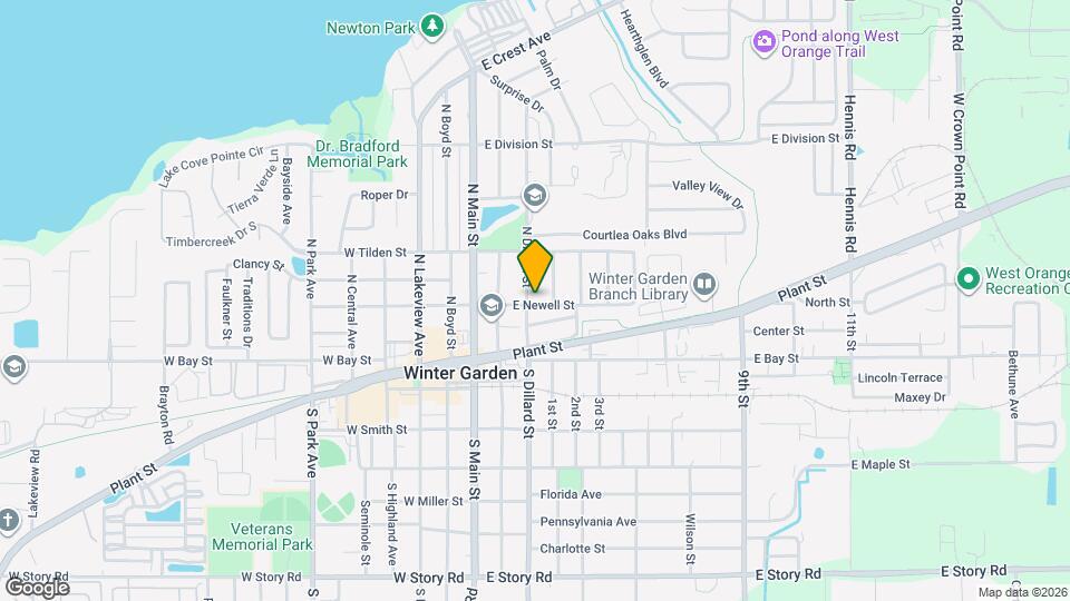 203 N Dillard St Map and Location Details