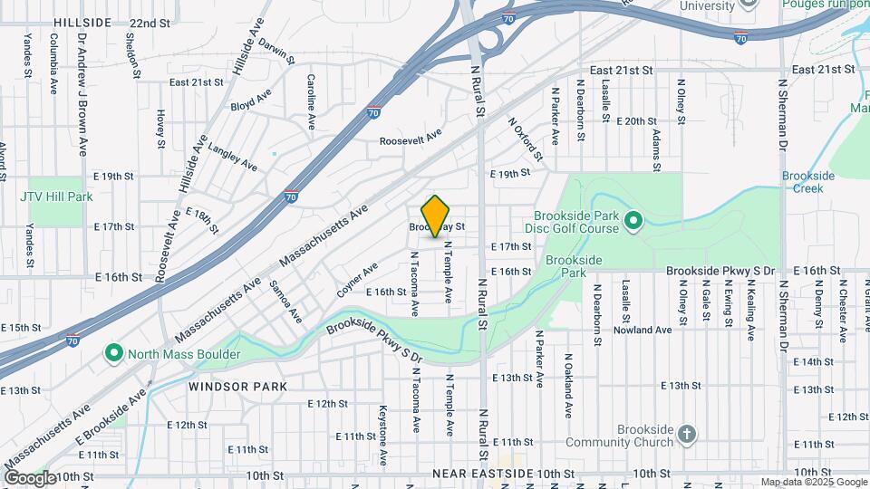 2532 E 17th St Map and Location Details