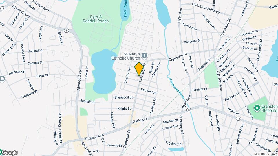 1577 Cranston St Map and Location Details
