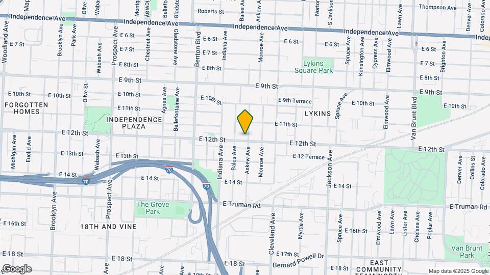 1122 Askew Ave Map and Location Details