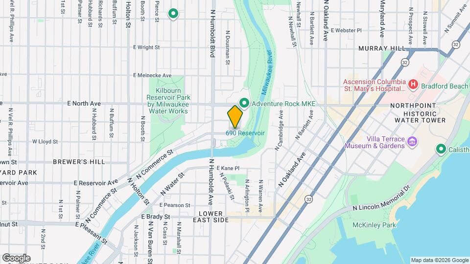 2130 N Commerce St Map and Location Details