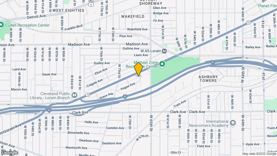2128 W 67th St Map and Location Details