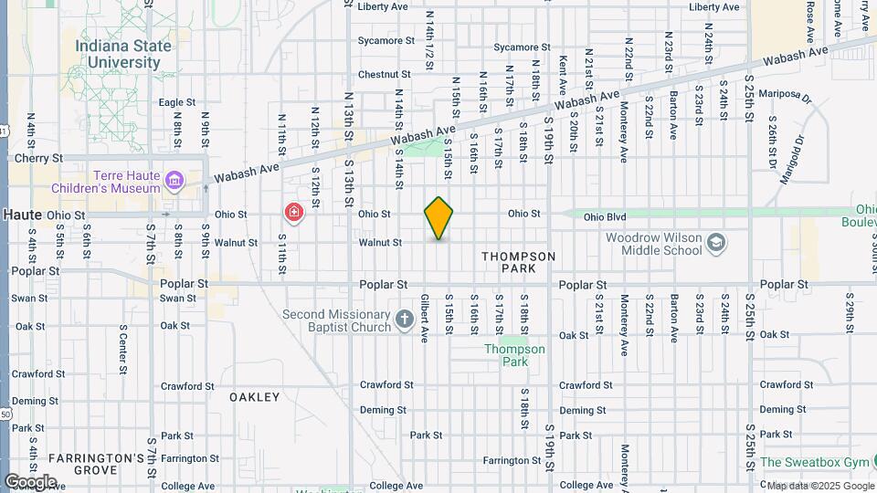 1453 Walnut St Map and Location Details