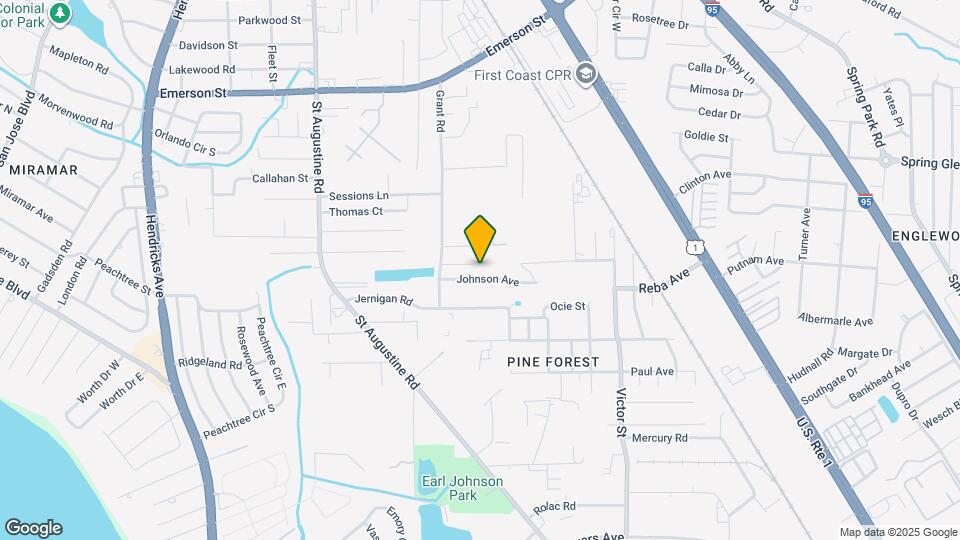 2353 Johnson Ave Map and Location Details