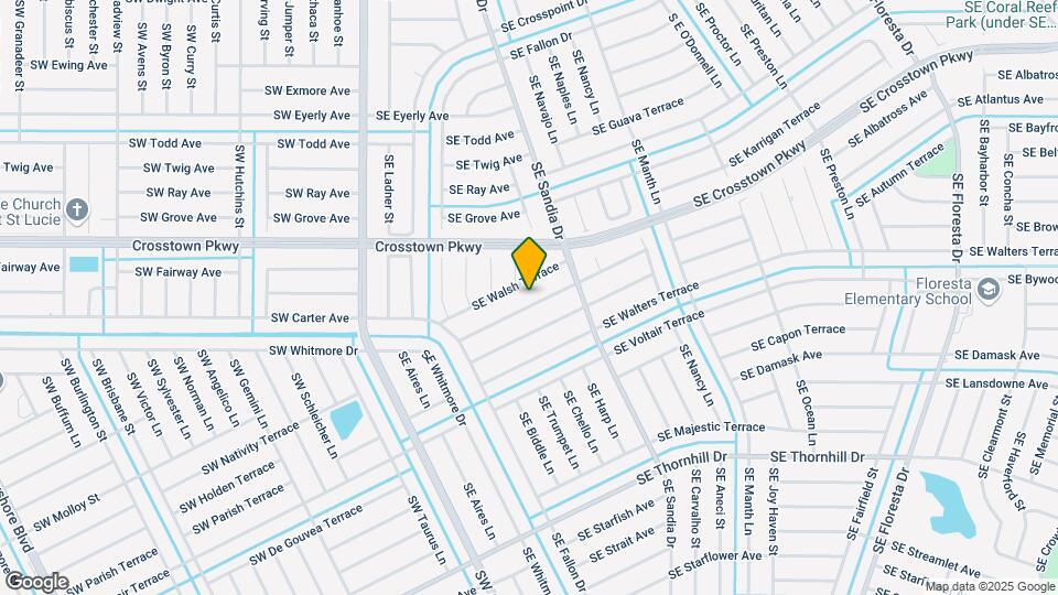 313 SE Wallace Terrace Map and Location Details