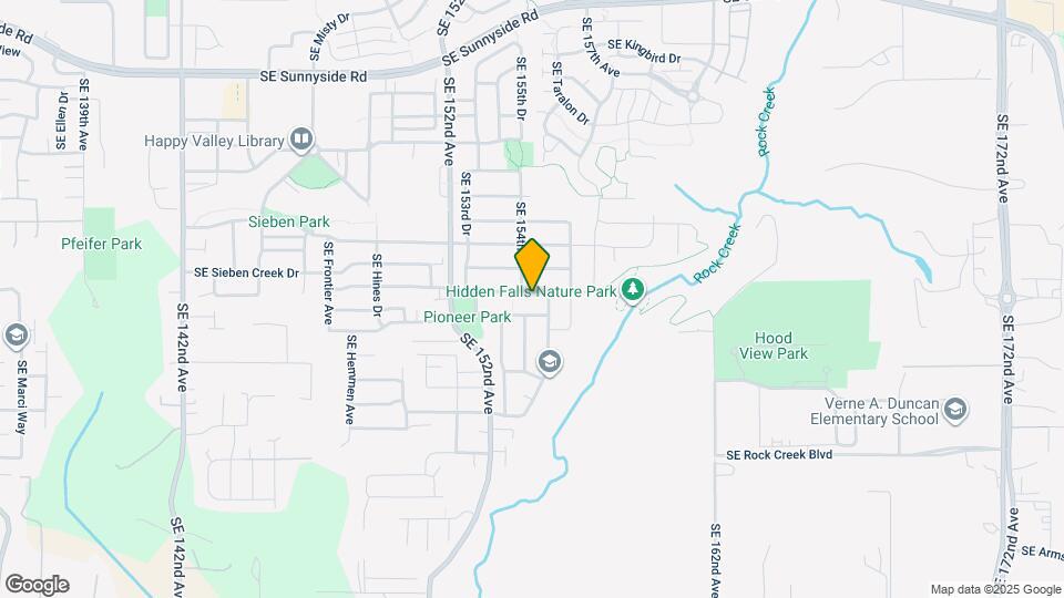15458 SE Pioneer Dr Map and Location Details