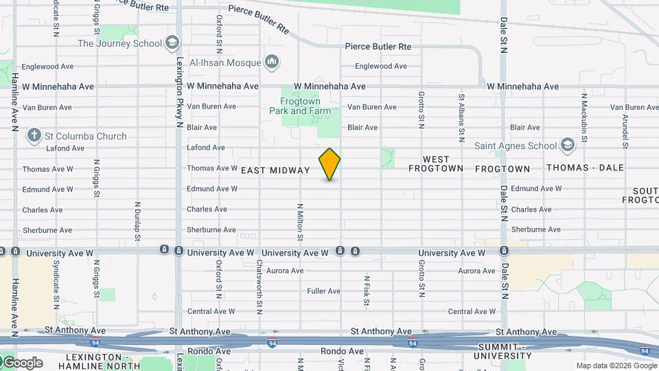 875 Edmund Ave W Map and Location Details