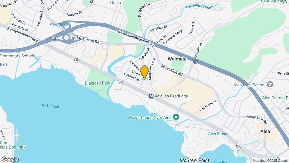 Oahu Apartment Map and Location Details