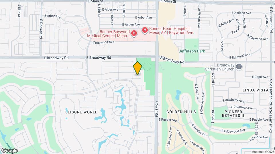 934 Leisure World Map and Location Details