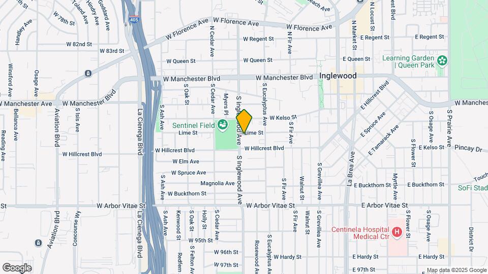 500 S Inglewood Ave Mapa y Detalles de la Ubicación