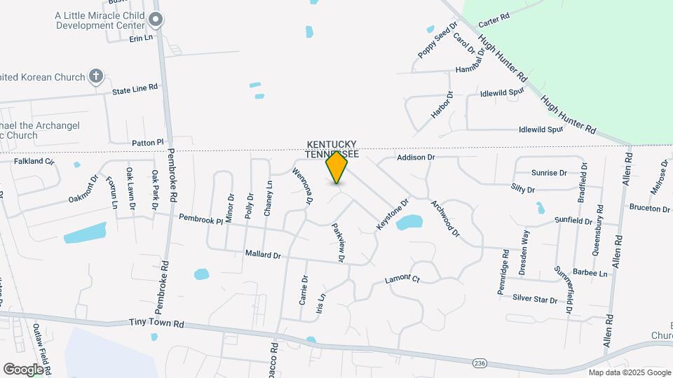 912 Tudor Ln Map and Location Details