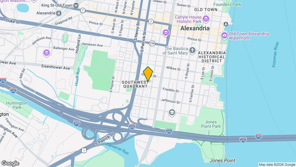 657 S Columbus St Map and Location Details