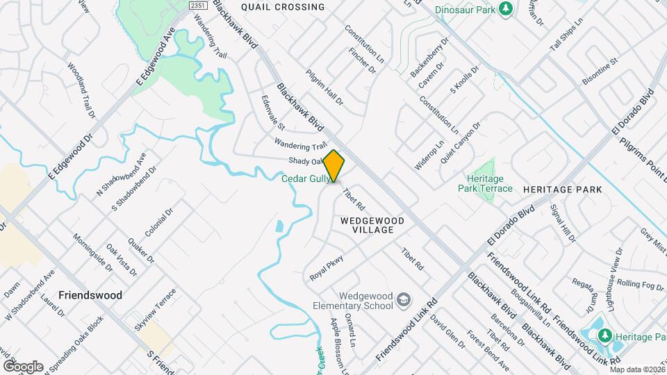 5131 Whittier Oaks Dr Map and Location Details