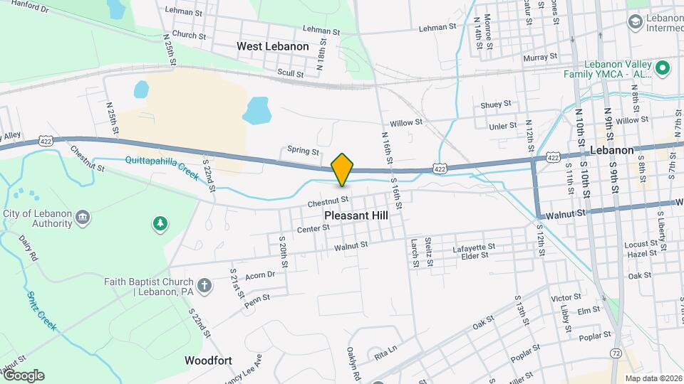 1819 Chestnut St Mapa y Detalles de la Ubicación