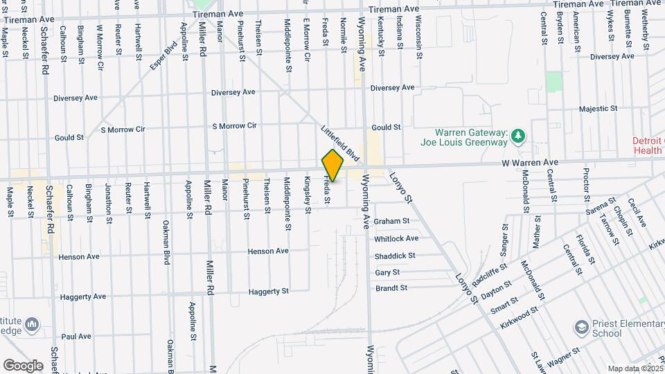 7100 Freda St Map and Location Details