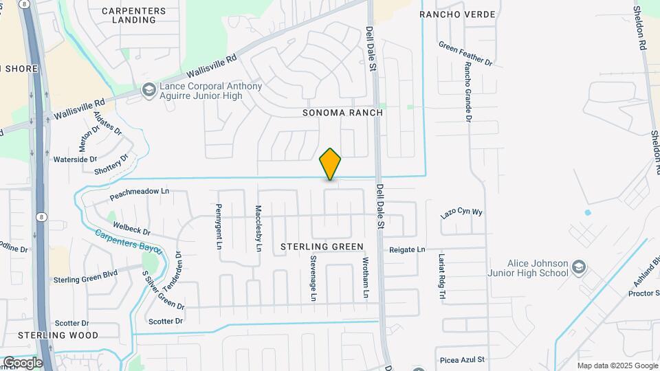 15215 Peachmeadow Ln Map and Location Details
