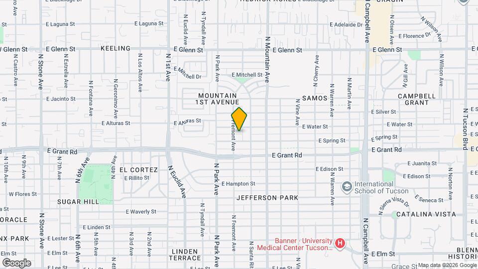 1152 E Winnie Pl Map and Location Details
