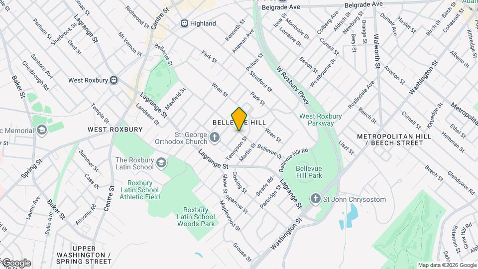 227 Bellevue St Map and Location Details