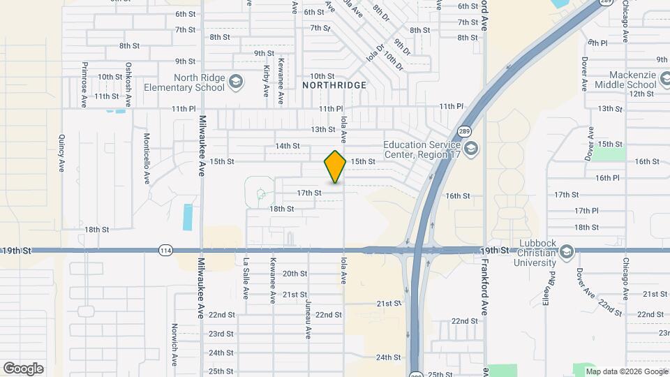 6106 17th St Map and Location Details