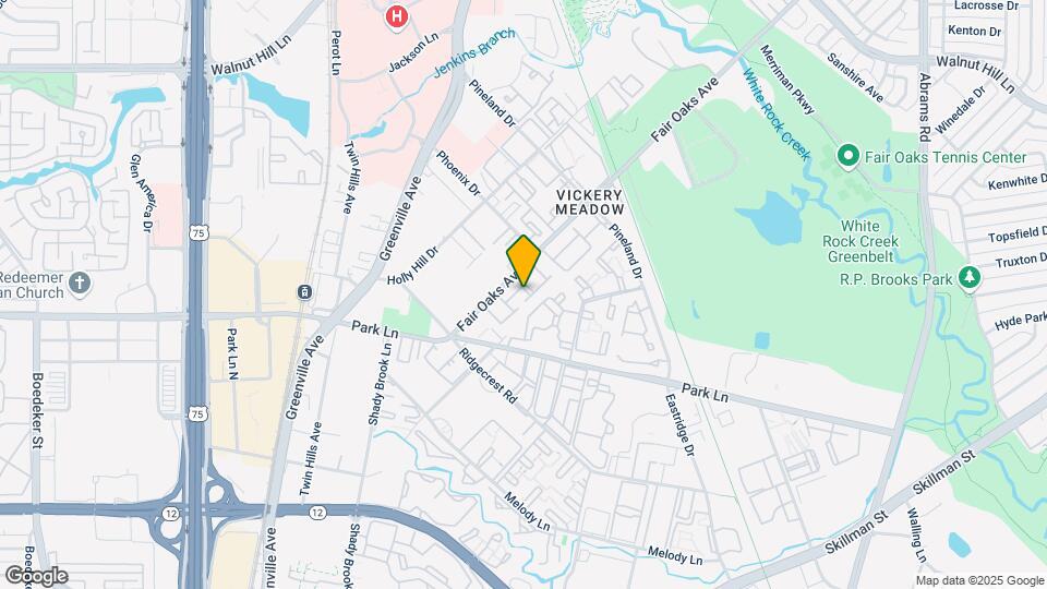 7152 Fair Oaks Ave Map and Location Details
