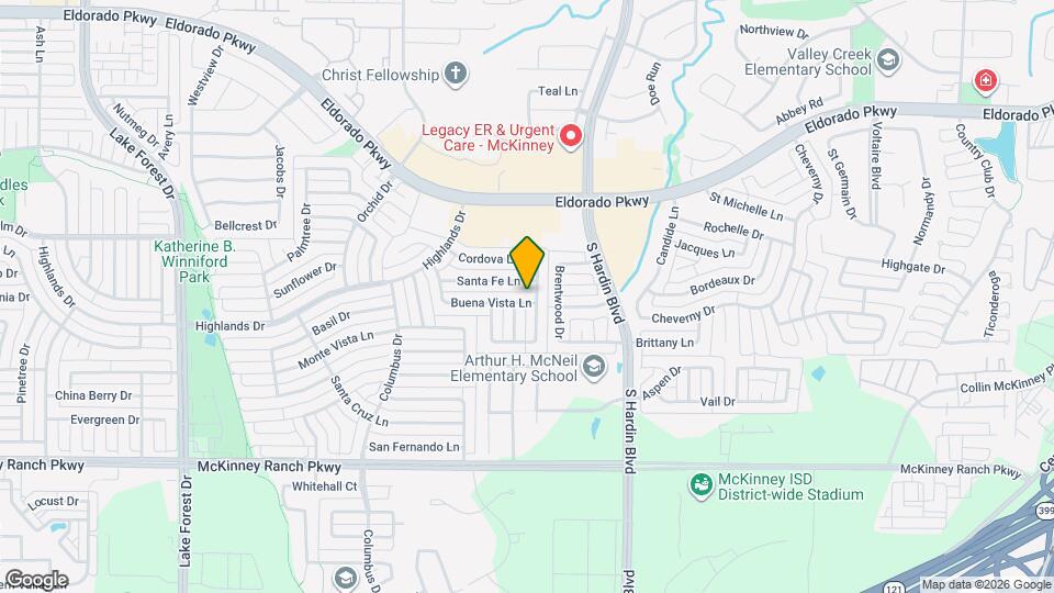 4202 Buena Vista Ln Map and Location Details