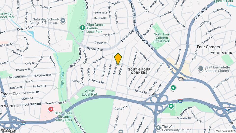 10031 Renfrew Rd Map and Location Details