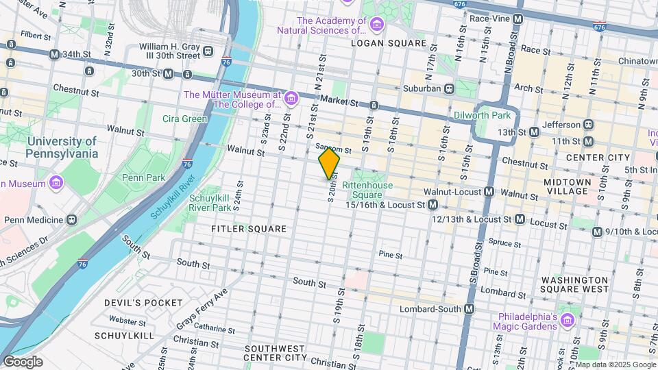 234 S 20th St Map and Location Details