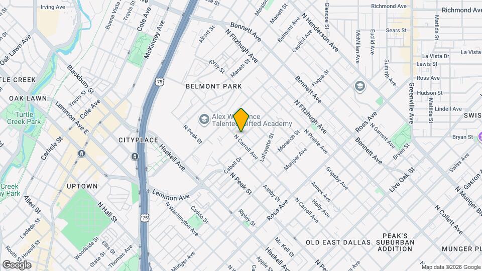 2300 N Carroll Ave Map and Location Details