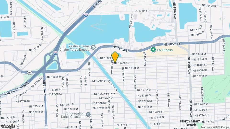 1224 NE 182nd St Map and Location Details