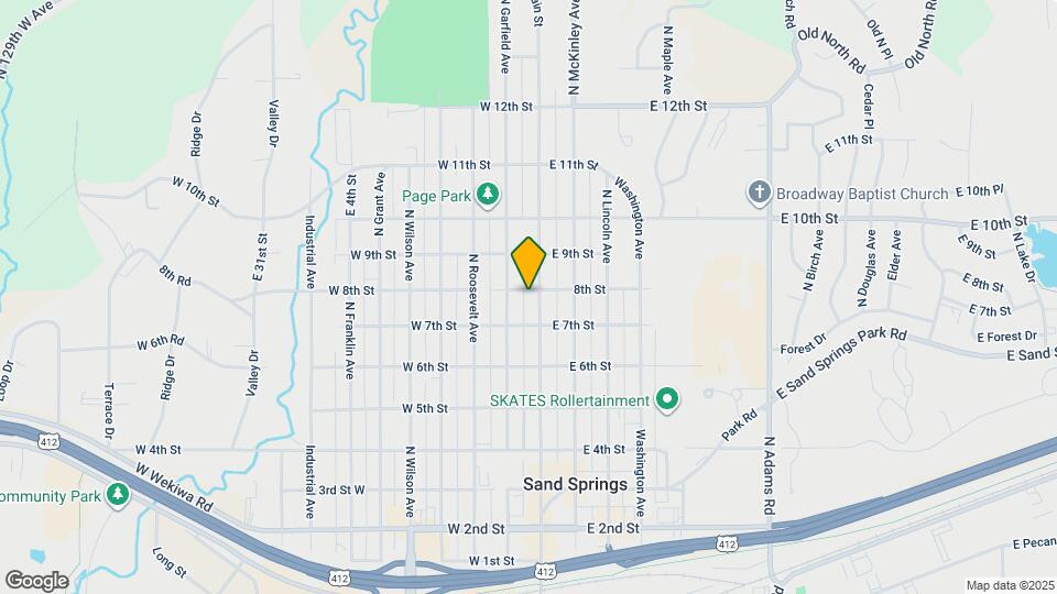 720 1/2 N Main st Apt A, Unit B Map and Location Details