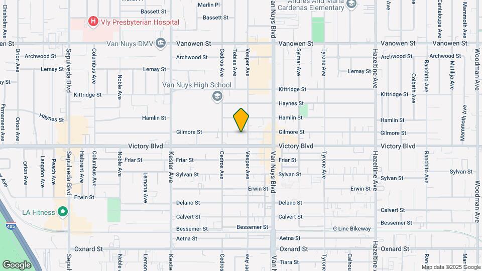 14618 Gilmore St, Unit 8 Map and Location Details