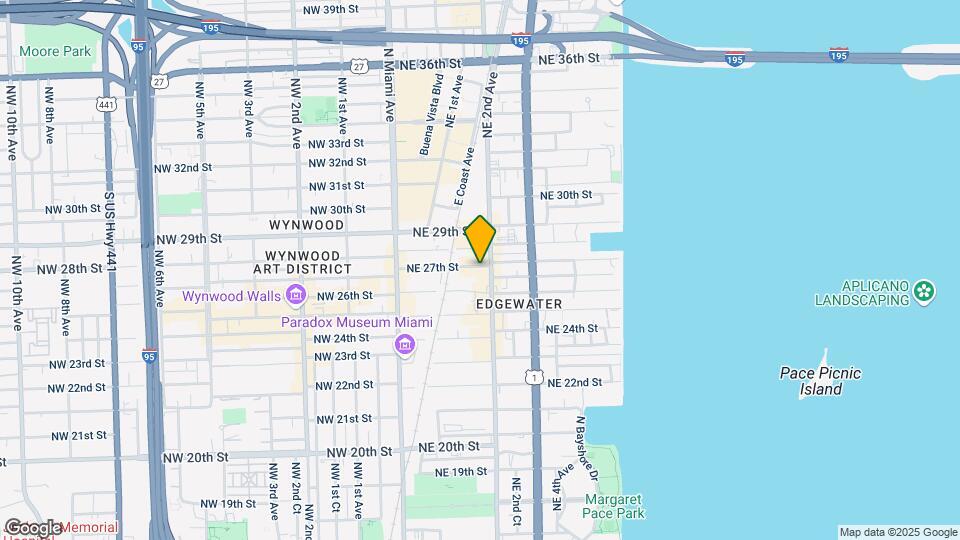 186 NE 27th St Map and Location Details