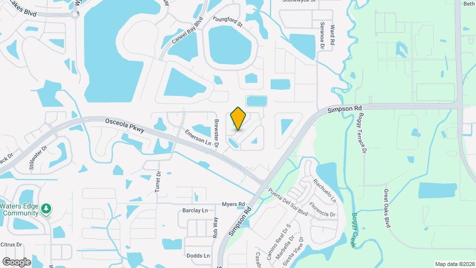 2806 Moultrie Creek Dr Map and Location Details