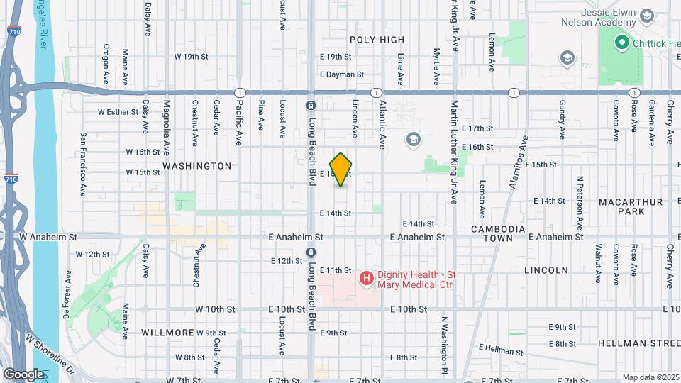 1456 Elm Ave Mapa y Detalles de la Ubicación