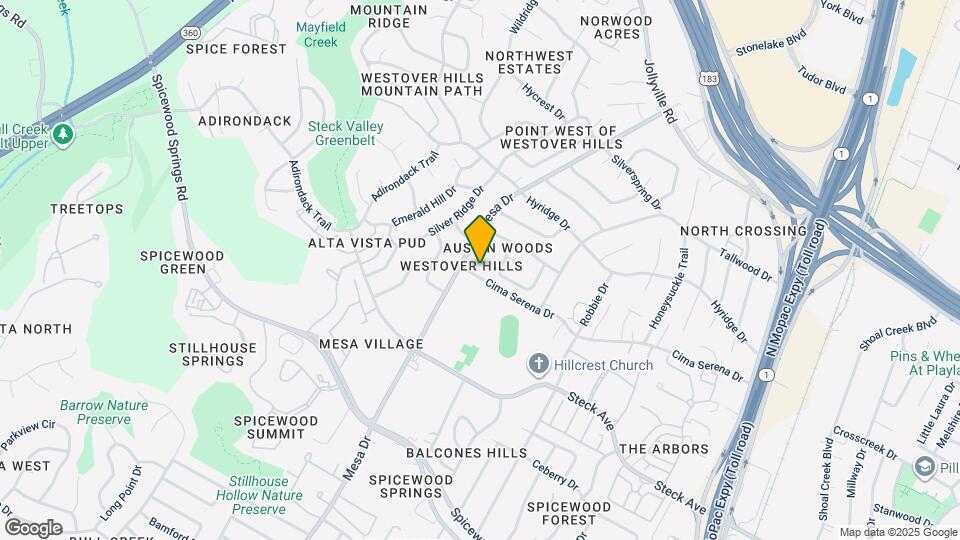 4012 Cima Serena Dr Map and Location Details