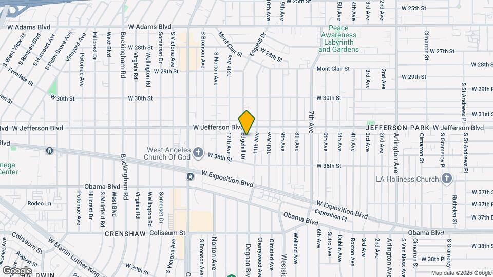 3424 Edgehill Dr, Unit 3424 Map and Location Details
