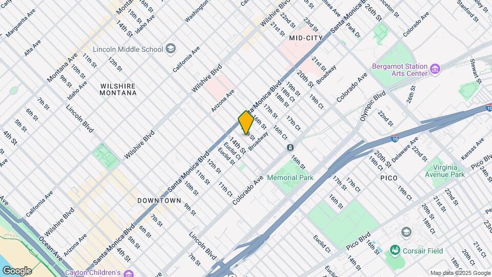 1438 15th St Map and Location Details