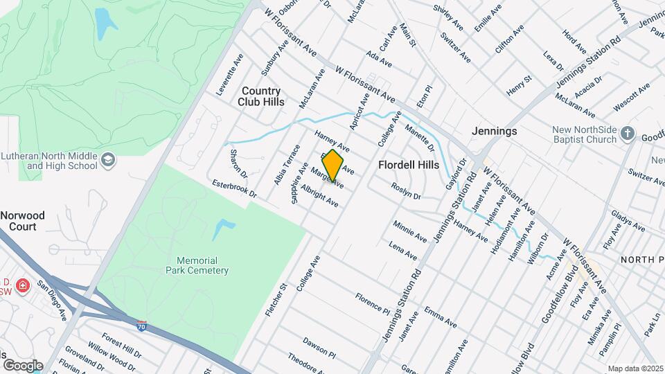 7216 Marge Ave Map and Location Details