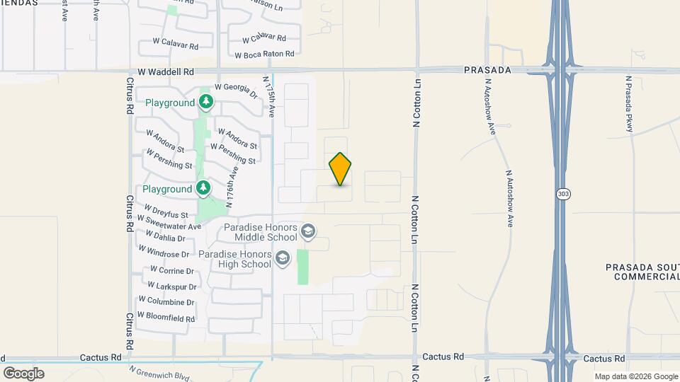 17295 W Valentine St Map and Location Details