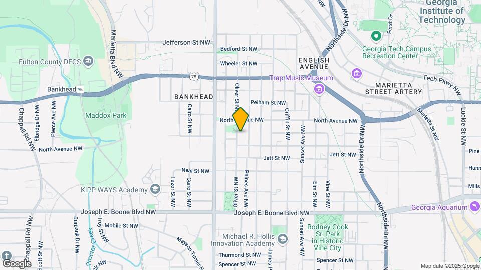 519 Oliver St NW Map and Location Details