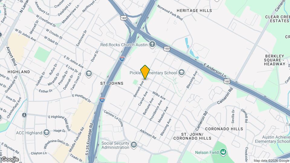 7309 Bennett Ave Map and Location Details